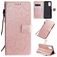 Mobigear Wallet Book Case Sunflower Relief Rose Gold Samsung Galaxy S20 Plus