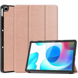 Mobigear Tri-Fold Realme Pad 10.4 (2021) Hülle Klapphülle - Roségold