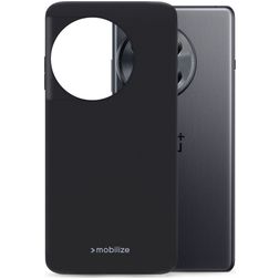 Mobilize Rubber Gelly OnePlus 12R Hülle Flexibles TPU Backcover - Matt Black