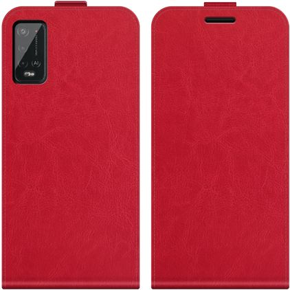 Mobigear Wiko Power U20 Hülle Flipcase - Rot