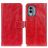 Mobigear Basic Nokia X30 Hülle Klapphülle Geldbörse - Rot