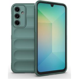 Mobigear Bumpy Samsung Galaxy A16 Hülle Flexibles TPU Backcover - Grün