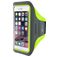 Mobiparts Comfort Fit Handyhalterung Joggen iPhone 6 Sporthülle Neopren Sportarmband - Neon Green
