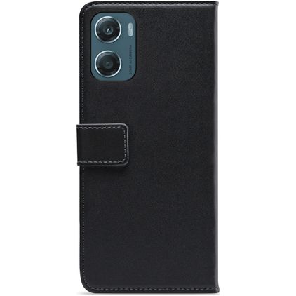 Mobilize Classic Gelly Motorola Moto G06 Hülle Klapphülle Geldbörse - Schwarz