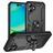Mobigear Armor Ring iPhone 17 Hülle Hardcase Backcover Stoßfest mit Ringhalter - Schwarz
