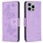 Mobigear Butterfly iPhone 15 Pro Max Hülle Klapphülle Geldbörse - Lila
