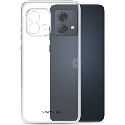 Mobilize Gelly Durchsichtig Motorola Moto G84 Hülle Flexibles TPU Backcover - Transparent
