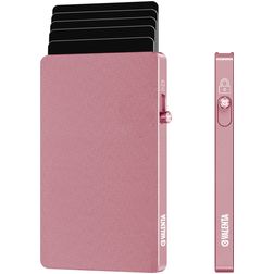 Valenta Cardprotector Aluminium Kartenetui - 5 Karten - MagSafe Kompatibel - Pink