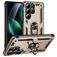 Mobigear Armor ring Samsung Galaxy S25 Ultra Hülle Hardcase Backcover Stoßfest mit Ringhalter - Gold