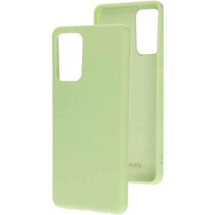 Mobiparts Samsung Galaxy A72 Silikon Hülle Backcover - Pistache Green