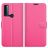 Mobigear Classic TCL 20 SE Hülle Klapphülle Geldbörse - Magenta