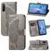 Mobigear Butterfly Sony Xperia 10 III Hülle Klapphülle Geldbörse - Grau