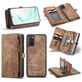 Caseme 008 Samsung Galaxy S20 Hülle Abnehmbare 2in1 Klapphülle Geldbörse - Braun