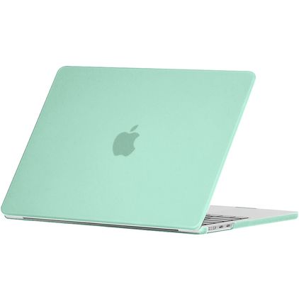 Mobigear Matte MacBook Air 13 Zoll (2022-2026) Hardcase Hülle MacBook Case - Grün - Model A2681 / A3113 / A3240 / A3449