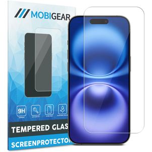 Mobigear iPhone 16 Plus Panzerglas Gehärtetes Glas Displayschutz - Hüllenfreundlich