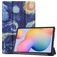 Mobigear Tri-Fold Samsung Galaxy Tab S6 Lite Klapphülle - The Starry Night