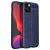 Mobigear Luxury iPhone 12 Hülle Flexibles TPU Backcover - Blau