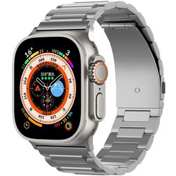 Mobigear Perth Titan Apple Watch Armband Faltschließe - 49/46/45/44 mm - Space Grau