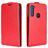 Mobigear Motorola One Fusion Plus Hülle Flipcase - Rot