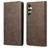Mobigear Wallet Samsung Galaxy A17 Hülle Klapphülle Geldbörse - Braun