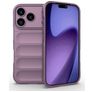 Mobigear Bumpy iPhone 18 Pro Hülle Flexibles TPU Backcover - Lila