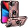 Mobigear Armor Ring iPhone 14 Plus Hülle Hardcase Backcover Stoßfest mit Ringhalter - Roségold