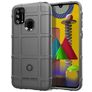 Mobigear Rugged Shield Xiaomi Redmi 9C Hülle Flexibles TPU Backcover Stoßfest - Grau