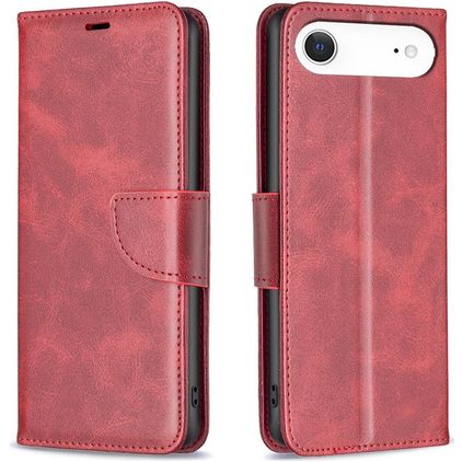 Mobigear Excellent iPhone Air Hülle Klapphülle Geldbörse - Rot