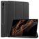 Mobigear Tri-Fold Gel Samsung Galaxy Tab S9 Ultra TPU / Kunstleder Klapphülle + Stylus-Halter - Schwarz