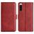 Mobigear Slim Magnet Sony Xperia 5 IV Hülle Klapphülle Geldbörse - Rot