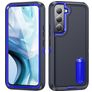 Mobigear Rugged Stand Samsung Galaxy S23 Hülle Hardcase Backcover Stoßfest mit Ständer - Dunkelblau