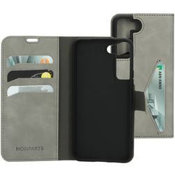Mobiparts Classic Wallet Samsung Galaxy S22 Hülle Klapphülle Geldbörse - Granite Grey