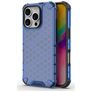 Mobigear Honeycomb iPhone 16 Pro Hülle Hardcase Backcover Stoßfest - Blau