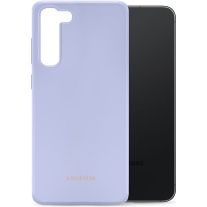 Mobilize Rubber Gelly Samsung Galaxy S23 Plus Hülle Flexibles TPU Backcover - Pastel Purple