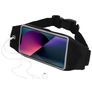 Mobiparts Comfort Fit Belt Handyhalterung Joggen iPhone 13 Sporthülle Neopren Gürtel - Schwarz