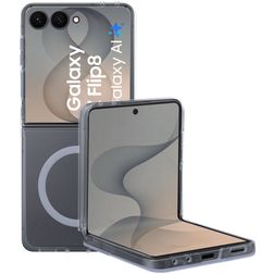 Mobiparts Hardcover Transparent Samsung Galaxy Z Flip 8 MagSafe Hardcase Backcover - Transparent