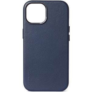 Decoded iPhone 15 MagSafe Hülle Echtes Leder Backcover - Blau
