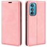 Mobigear Retro Slim Motorola Edge 30 Hülle Klapphülle Geldbörse - Pink