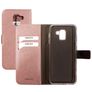 Mobiparts Saffiano Wallet Samsung Galaxy J6 (2018) Hülle Klapphülle Geldbörse - Pink