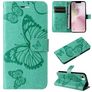 Mobigear Butterfly iPhone 17e Hülle Klapphülle Geldbörse - Grün