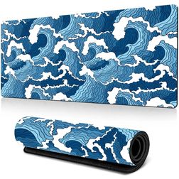 Mobigear Anti-Slip Mauspad - 40 x 90 cm - Abstract Fluid 27