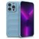 Mobigear Bumpy iPhone 14 Pro Max Hülle Flexibles TPU Backcover - Blau
