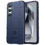 Mobigear Rugged Shield Samsung Galaxy S24 FE Hülle Flexibles TPU Backcover Stoßfest - Blau