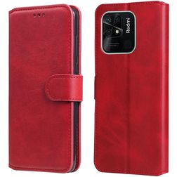 Mobigear Wallet Xiaomi Redmi 10C Hülle Klapphülle Geldbörse - Rot