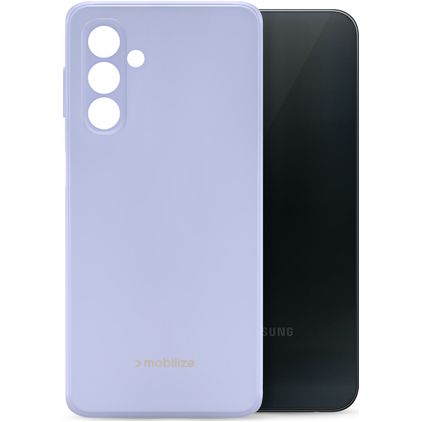 Mobilize Rubber Gelly Samsung Galaxy A24 Hülle Flexibles TPU Backcover - Pastel Purple