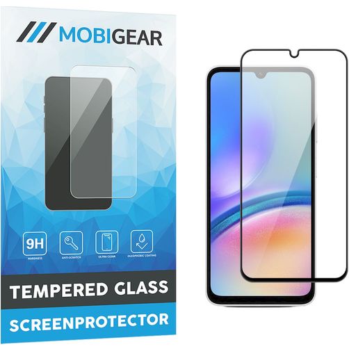 Mobigear Premium Samsung Galaxy A05s Panzerglas Gehärtetes Glas Displayschutz - Hüllenfreundlich - Schwarz