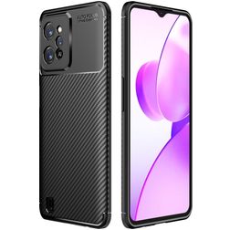 Mobigear Racing Realme C31 Hülle Flexibles TPU Backcover - Schwarz