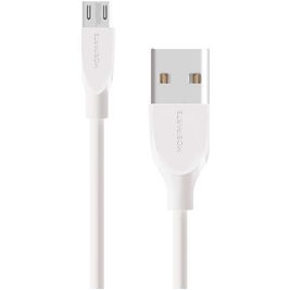 Mobiparts USB-A auf Micro USB Kabel 2 Meter - Weiß