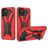 Mobigear Armor Stand Samsung Galaxy A03 Hülle Hardcase Backcover Stoßfest mit Ständer - Rot