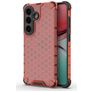 Mobigear Honeycomb Samsung Galaxy S26 Hardcase Backcover Shockproof - Rot